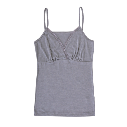 Joha wol/zijde chemise dames - Grey