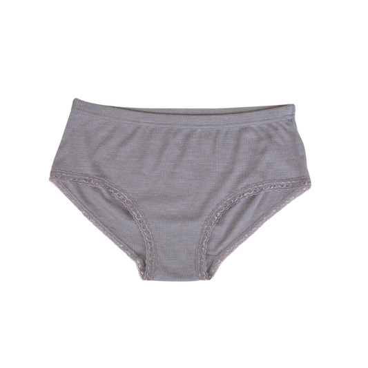 Joha wol/zijde hipster dames - Grey