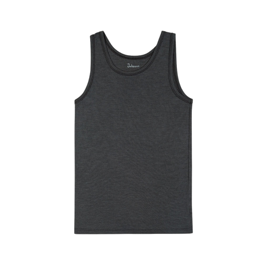 Joha wol/zijde hemd heren - Dark grey