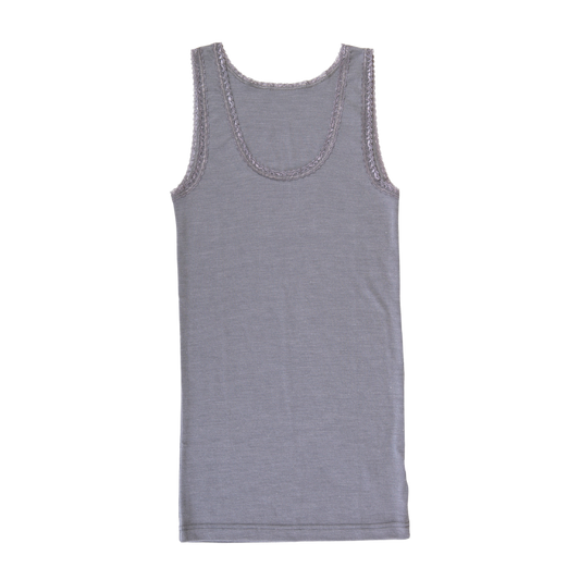 Joha wol/zijde hemd dames - Grey