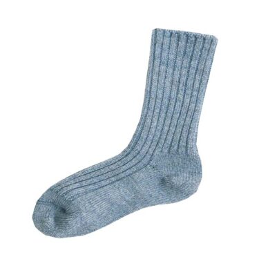 Joha merino wollen sokken - zeeblauw
